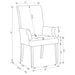 Herran Arm Chairs - Bargain Furniture (Detroit, MI)