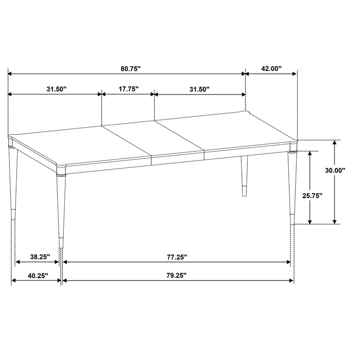 Reseda Dining Tables - Bargain Furniture (Detroit, MI)