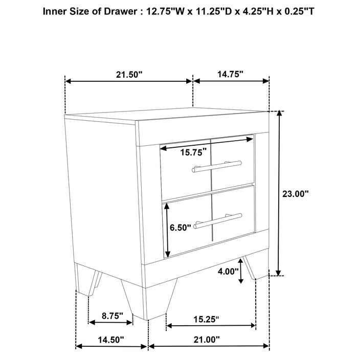 Trenton Nightstands - Bargain Furniture (Detroit, MI)