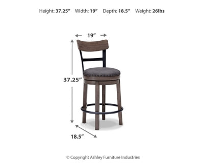 Caitbrook Counter Height Bar Stool - Bargain Furniture (Detroit, MI)