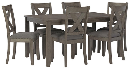 Caitbrook Dining Table and Chairs (Set of 7) - Bargain Furniture (Detroit, MI)
