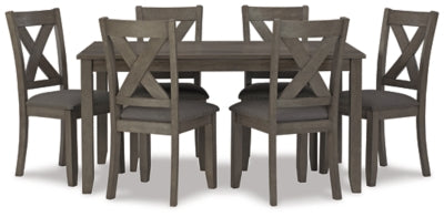 Caitbrook Dining Table and Chairs (Set of 7) - Bargain Furniture (Detroit, MI)