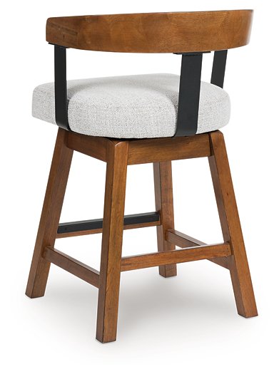 Ralene Counter Height Barstool (Set of 2) - Bargain Furniture (Detroit, MI)