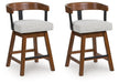 Ralene Counter Height Barstool (Set of 2) - Bargain Furniture (Detroit, MI)