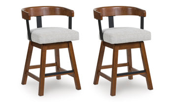 Ralene Counter Height Barstool (Set of 2) - Bargain Furniture (Detroit, MI)