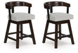 Haddigan Counter Height Barstool (Set of 2) - Bargain Furniture (Detroit, MI)