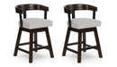 Haddigan Counter Height Barstool (Set of 2) - Bargain Furniture (Detroit, MI)