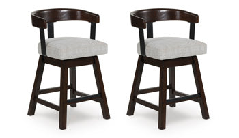 Haddigan Counter Height Barstool (Set of 2) - Bargain Furniture (Detroit, MI)
