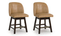 Neymorton Counter Height Barstool (Set of 2) - Bargain Furniture (Detroit, MI)