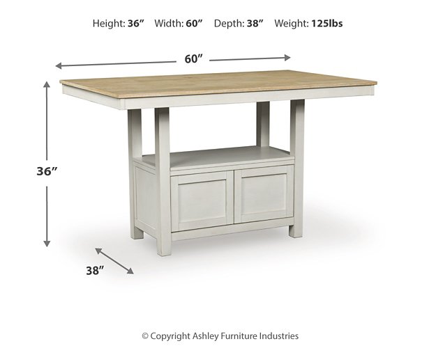 Purlaney Counter Height Dining Table - Bargain Furniture (Detroit, MI)