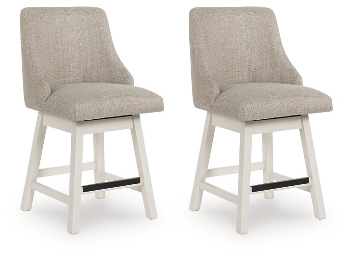 Robbinsdale Counter Height Barstool (Set of 2) - Bargain Furniture (Detroit, MI)