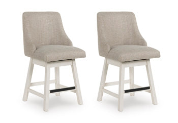 Robbinsdale Counter Height Barstool (Set of 2) - Bargain Furniture (Detroit, MI)