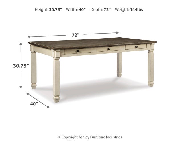 Bolanburg Dining Table - Bargain Furniture (Detroit, MI)
