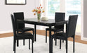 PERLA 5 PIECES DINING ROOM SET - Bargain Furniture (Detroit, MI)