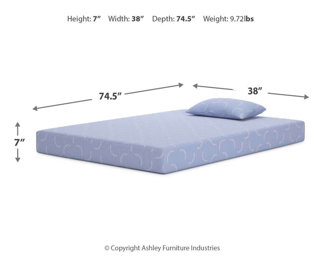 iKidz Ocean Mattress and Pillow - Bargain Furniture (Detroit, MI)