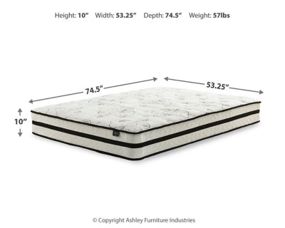 Chime 10 Inch Hybrid Mattress in a Box - Bargain Furniture (Detroit, MI)