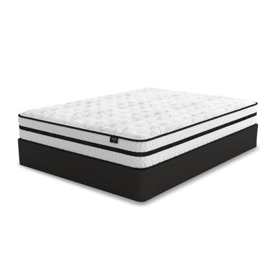 Chime 10 Inch Hybrid 10 Inch Mattress and Pillow - Bargain Furniture (Detroit, MI)