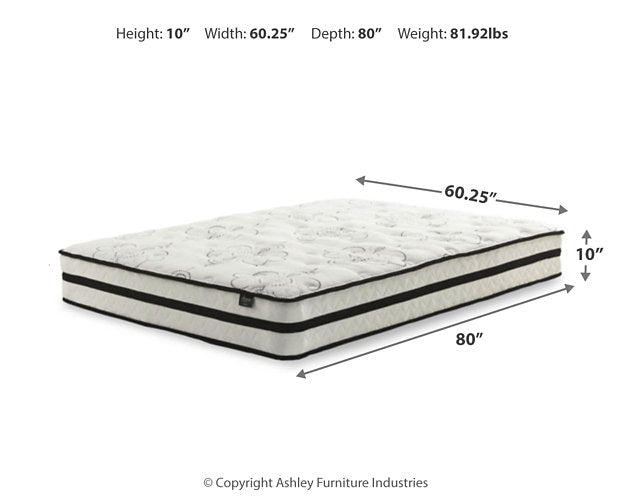 Chime 10 Inch Hybrid Mattress in a Box - Bargain Furniture (Detroit, MI)