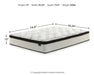 Chime 12 Inch Hybrid Mattress in a Box - Bargain Furniture (Detroit, MI)