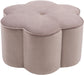 Daisy Pink Velvet Ottoman image