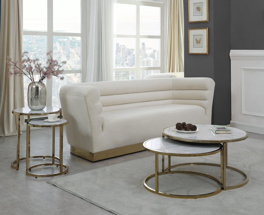 Massimo Gold End Table - Bargain Furniture (Detroit, MI)