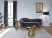 Martini Brushed Gold End Table - Bargain Furniture (Detroit, MI)