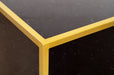 Glitz Black Faux Marble End Table - Bargain Furniture (Detroit, MI)