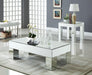 Lainy Mirrored End Table - Bargain Furniture (Detroit, MI)