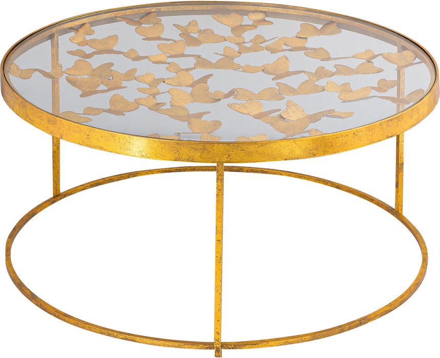 Butterfly Gold Coffee Table