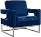 Noah Navy Velvet Accent Chair image