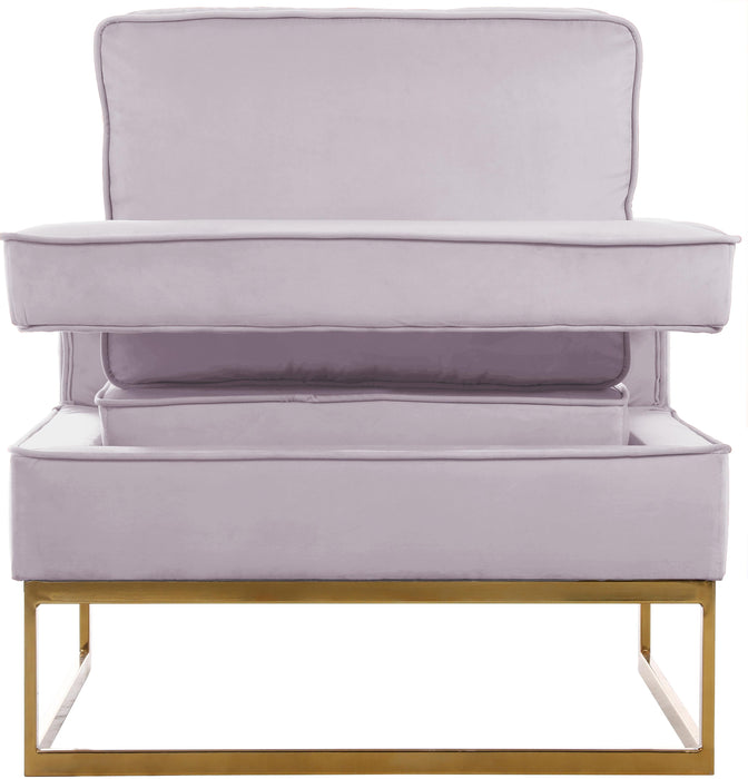 Noah Pink Velvet Accent Chair