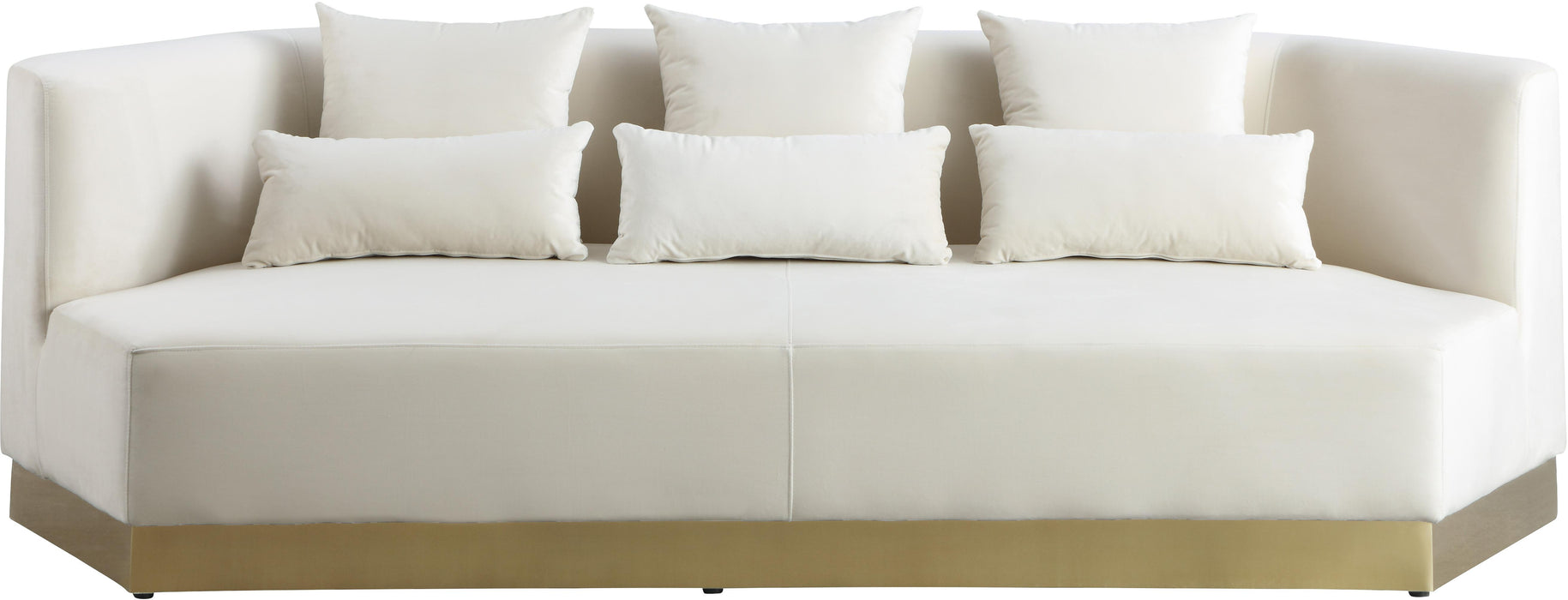 Marquis Cream Velvet Sofa