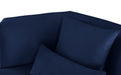 Marquis Navy Velvet Sofa - Bargain Furniture (Detroit, MI)