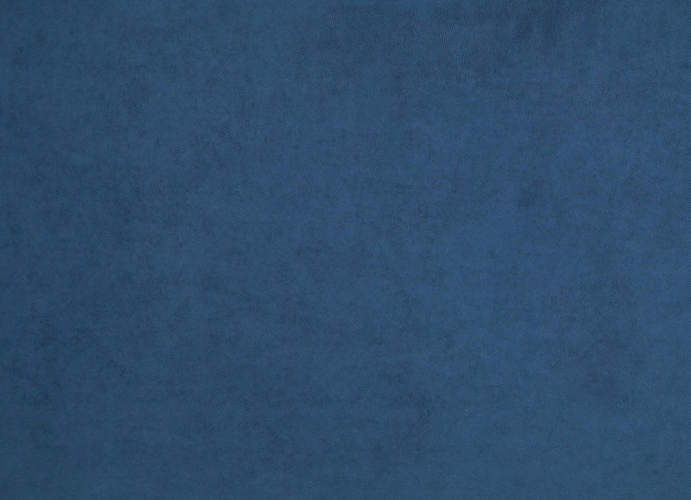 Plush Navy Velvet Standard Cloud Modular Sofa - Bargain Furniture (Detroit, MI)