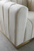 Marlon Cream Velvet Sofa - Bargain Furniture (Detroit, MI)