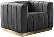 Marlon Grey Velvet Chair image