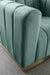 Marlon Mint Velvet Loveseat - Bargain Furniture (Detroit, MI)