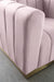 Marlon Pink Velvet Sofa - Bargain Furniture (Detroit, MI)