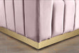 Marlon Pink Velvet Sofa - Bargain Furniture (Detroit, MI)