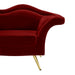 Lips Red Velvet Sofa - Bargain Furniture (Detroit, MI)