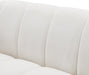 Elijah Cream Velvet Loveseat - Bargain Furniture (Detroit, MI)