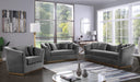 Arabella Grey Velvet Sofa - Bargain Furniture (Detroit, MI)