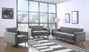 Lola Grey Velvet Sofa - Bargain Furniture (Detroit, MI)