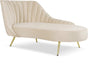 Margo Cream Velvet Chaise image