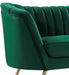 Margo Green Velvet Sofa - Bargain Furniture (Detroit, MI)