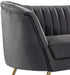 Margo Grey Velvet Sofa - Bargain Furniture (Detroit, MI)
