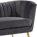 Margo Grey Velvet Sofa - Bargain Furniture (Detroit, MI)