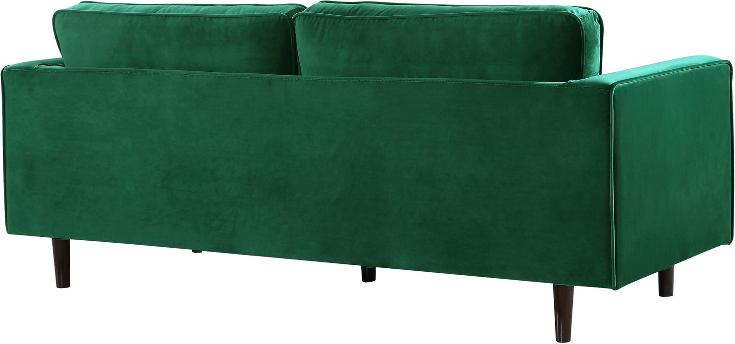 Emily Green Velvet Sofa - Bargain Furniture (Detroit, MI)