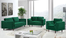 Emily Green Velvet Sofa - Bargain Furniture (Detroit, MI)