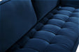 Emily Navy Velvet Chair - Bargain Furniture (Detroit, MI)